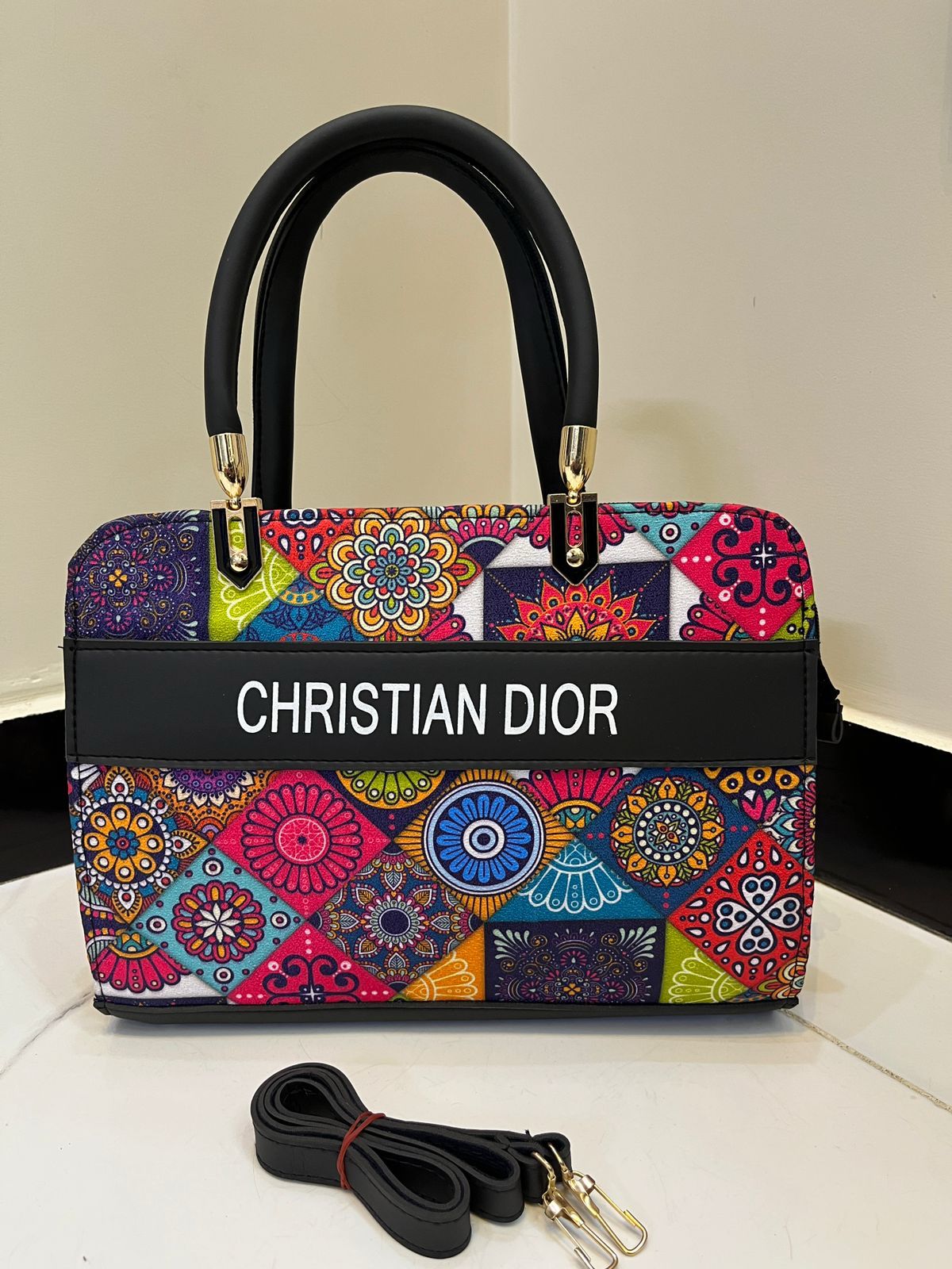 Christian Dior High-Quality Printed Ladies Handbags
