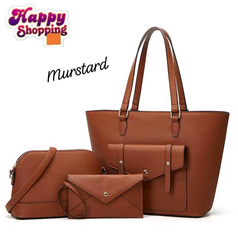 👜 High-Quality 3-Piece Tote Bag Set 👜