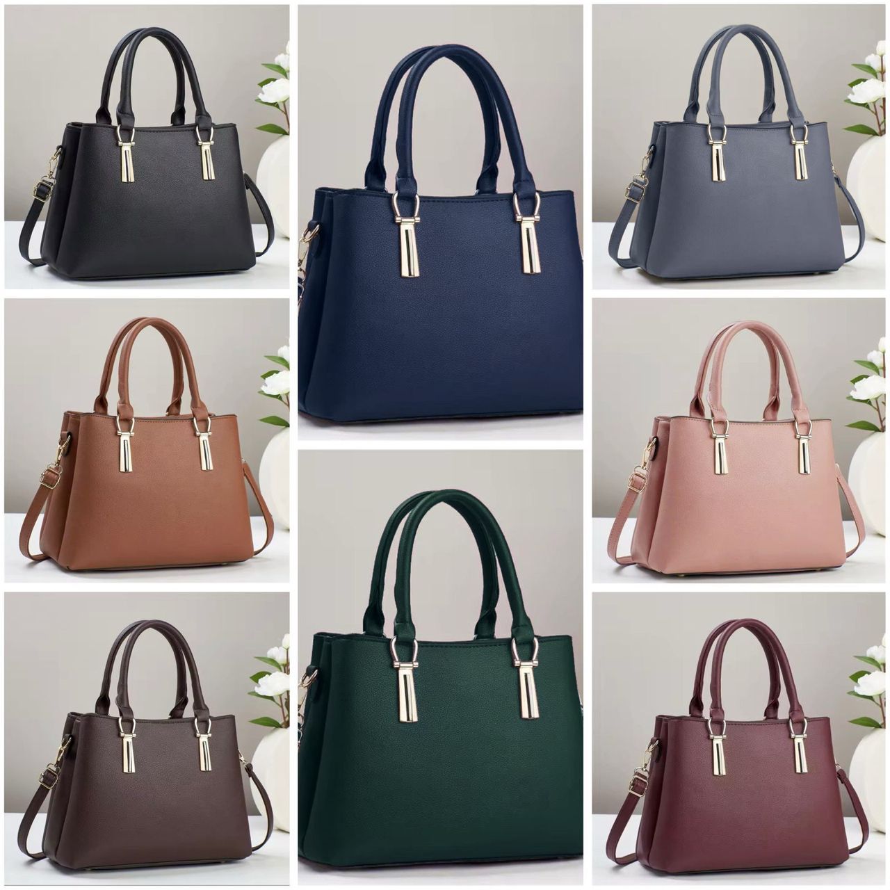 Elegant & High-Quality Synthetic Leather Handbag - Image 9