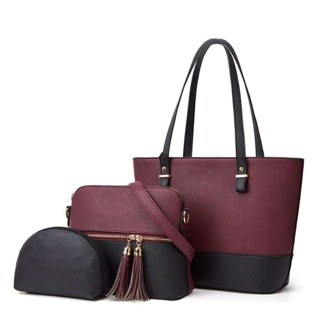 High Quality Shoulder Bag 3pcs Set For Girls - Image 4