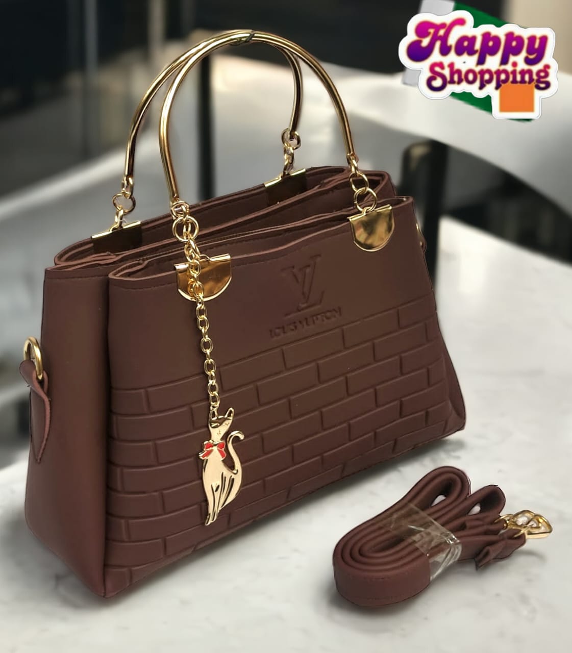 Louis Vuitton With Imported Keychain - Image 2