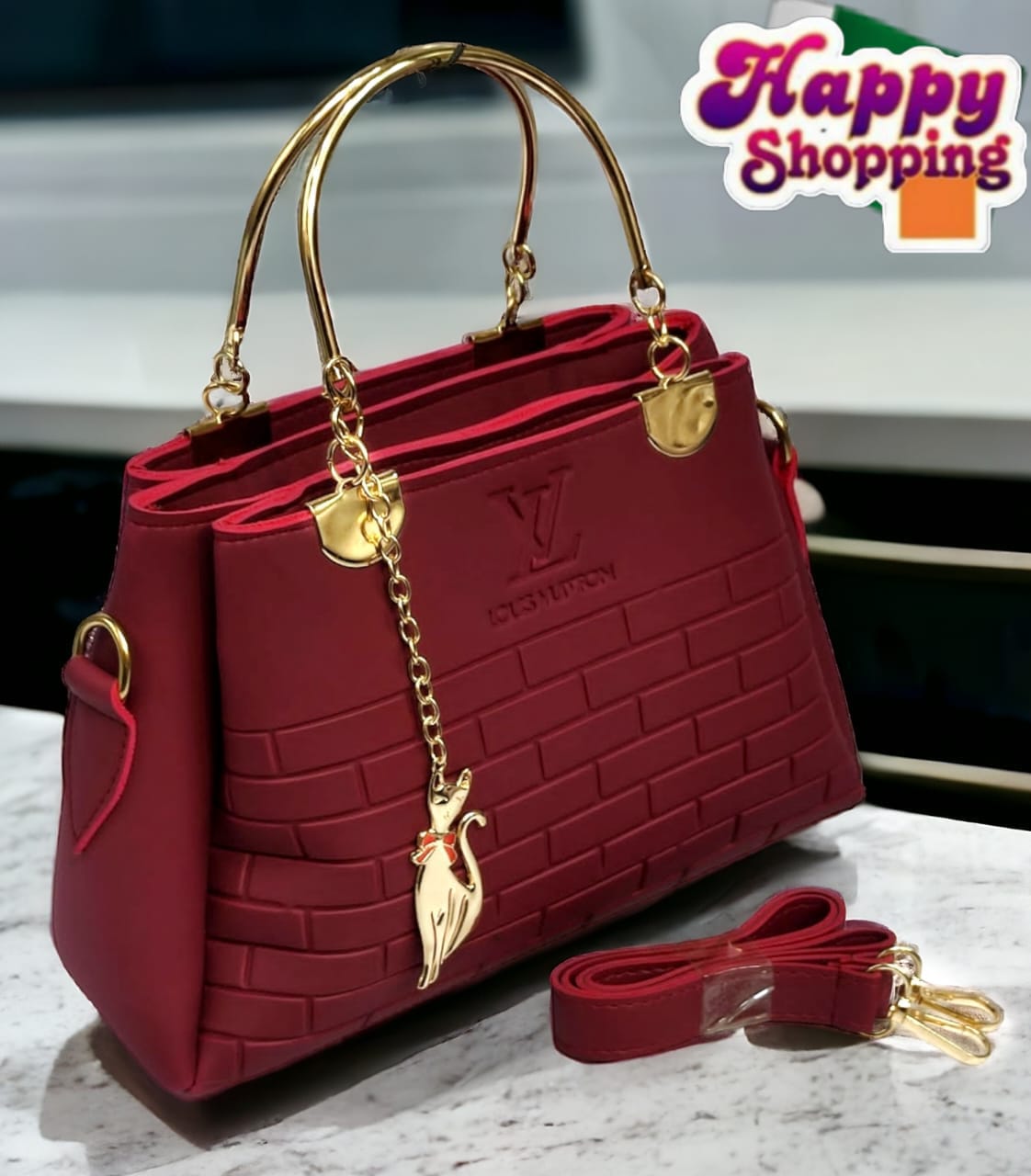 Louis Vuitton With Imported Keychain - Image 16