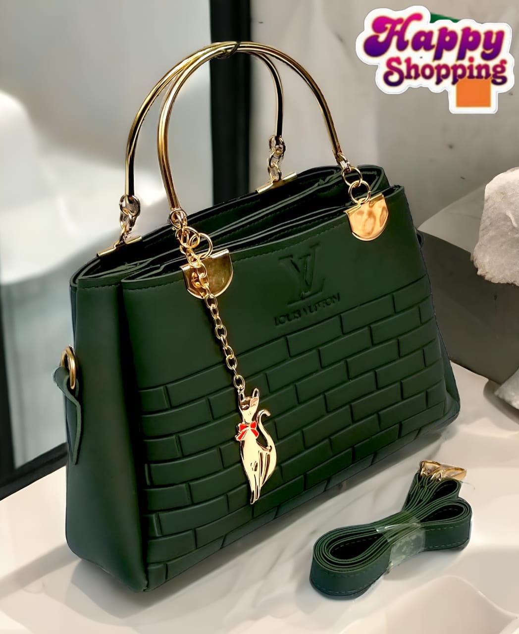 Louis Vuitton With Imported Keychain - Image 3