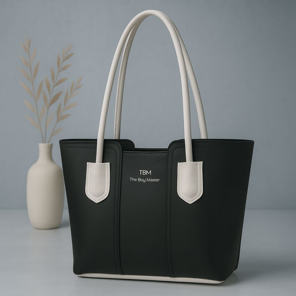 💼 Premium Synthetic Leather Tote Bag - Image 8