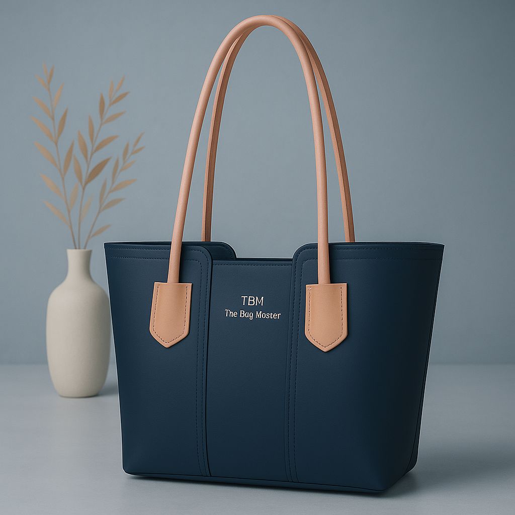 💼 Premium Synthetic Leather Tote Bag